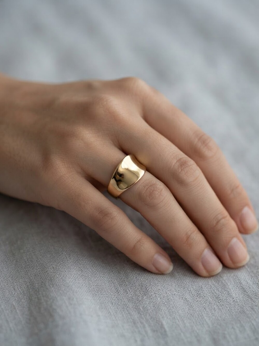 Christian James ring sz 5 sterling silver 14k gold clad